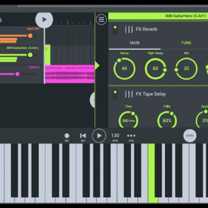 FL Studio Mobile Electric Guitar dwp Yamaha Tyros 2