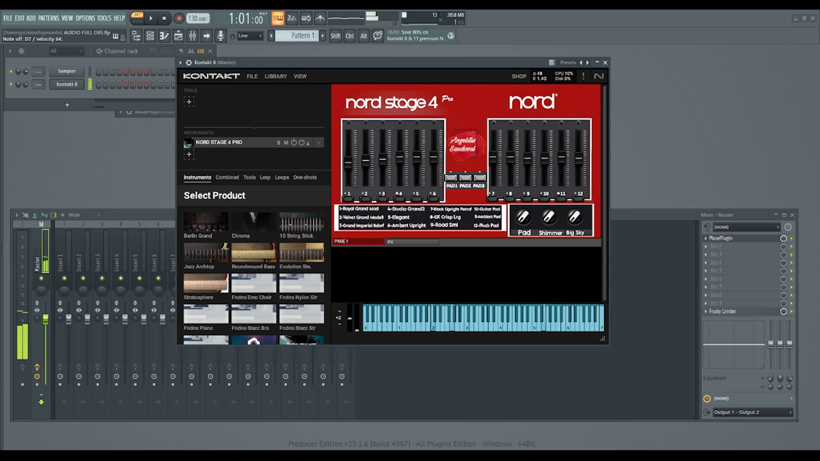 NORD STAGE 4 PARA KONTAKT 8