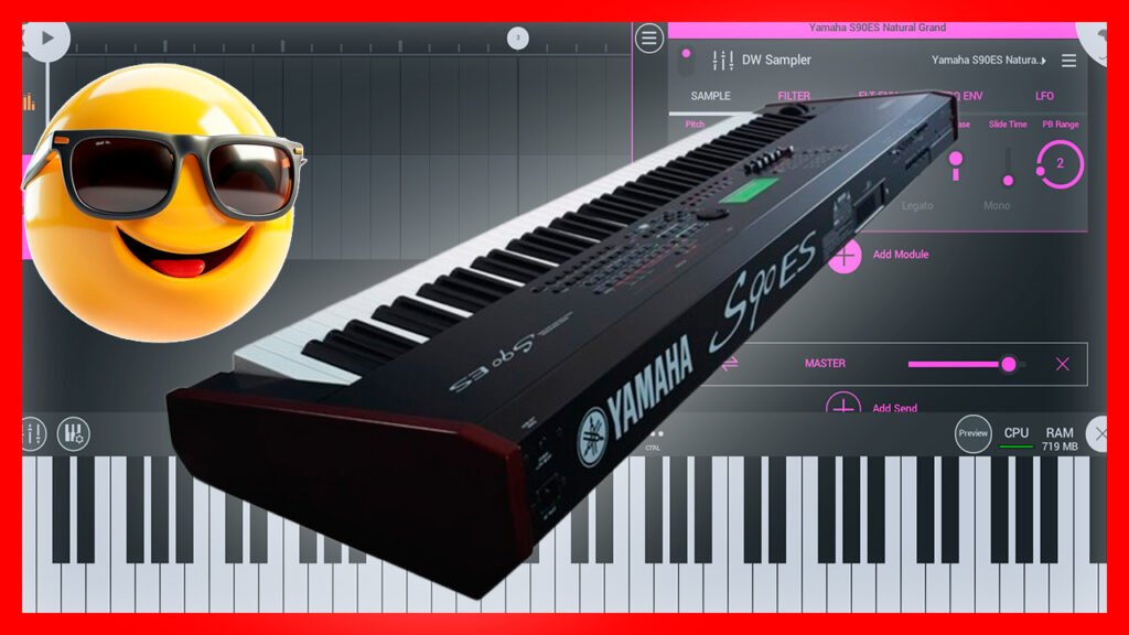 Yamaha S90ES Natural Grand DWP FL Studio Mobile