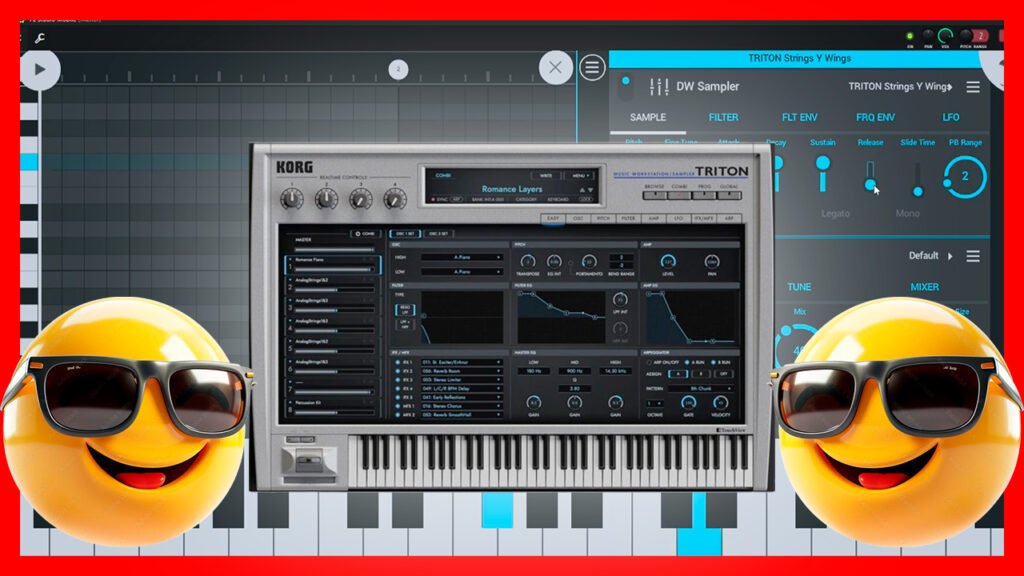 KORG TRITON STRINGS Y WINGS DWP FL Studio Mobile