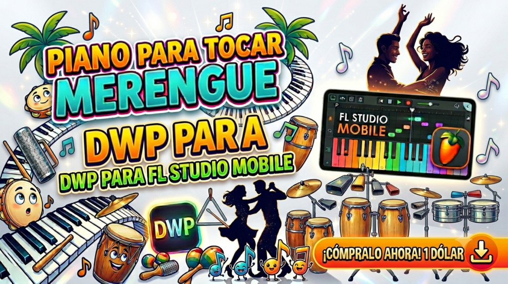 Piano DWP Para tocar Merengue
